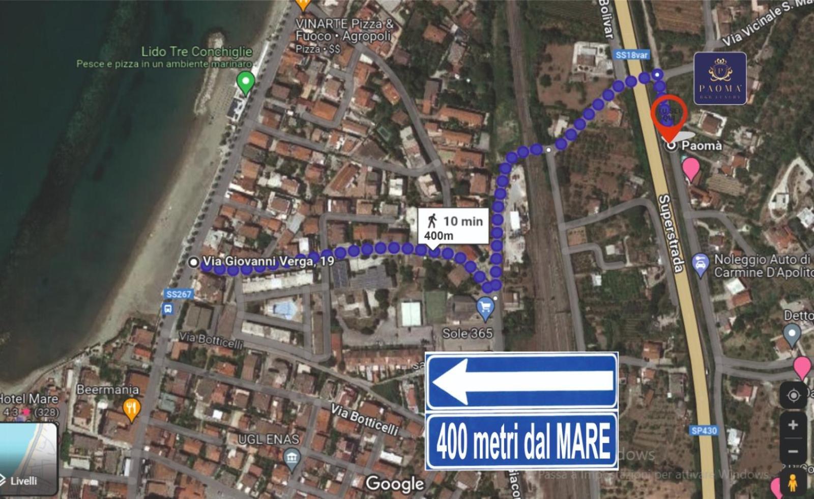 Paoma Bed & Breakfast Agropoli Bagian luar foto